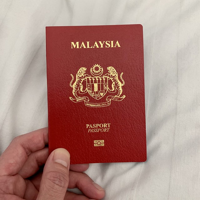 Renewed one’s passport.