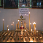 6 апреля 2022, Всенощное бдение накануне Благовещения Пресвятой Богородицы в храме Владимирской иконы Божией Матери (Тверь)