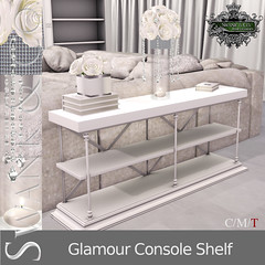 Swank & Co. Glamour Console Shelf