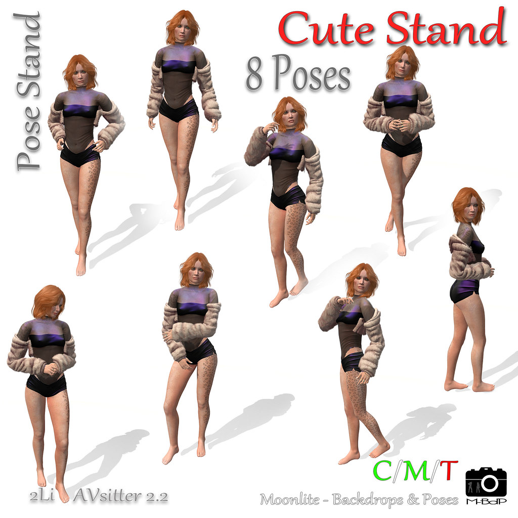 Cute Stand – 8 Poses