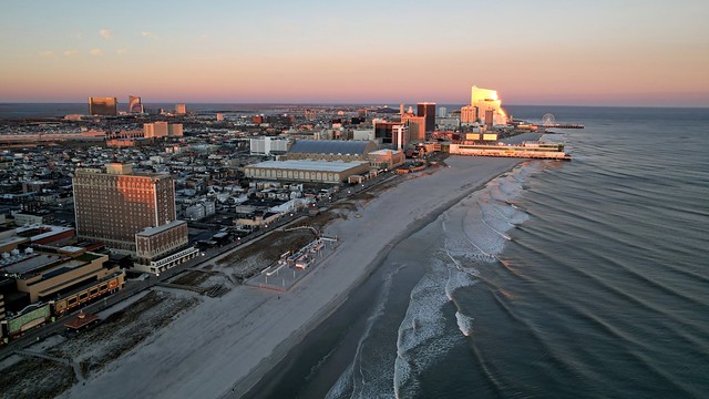 Atlantic City from near the Tropicana, facing east