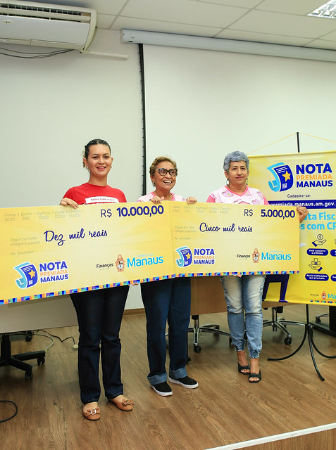 Prefeitura realiza entrega de prêmios aos ganhadores da campanha Nota Premiada