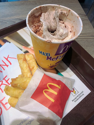 Rosti fries and Mcflurrie in Switzerland. From Enjoying McDonald's Around the World: My Top 4 Countries