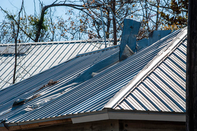 Roof Damaged from Hurricane Ida