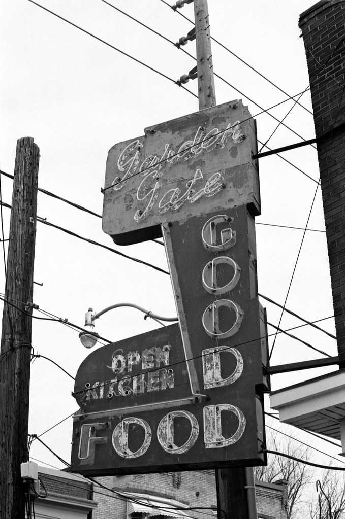 The GOOF Sign Late March 2022 BW