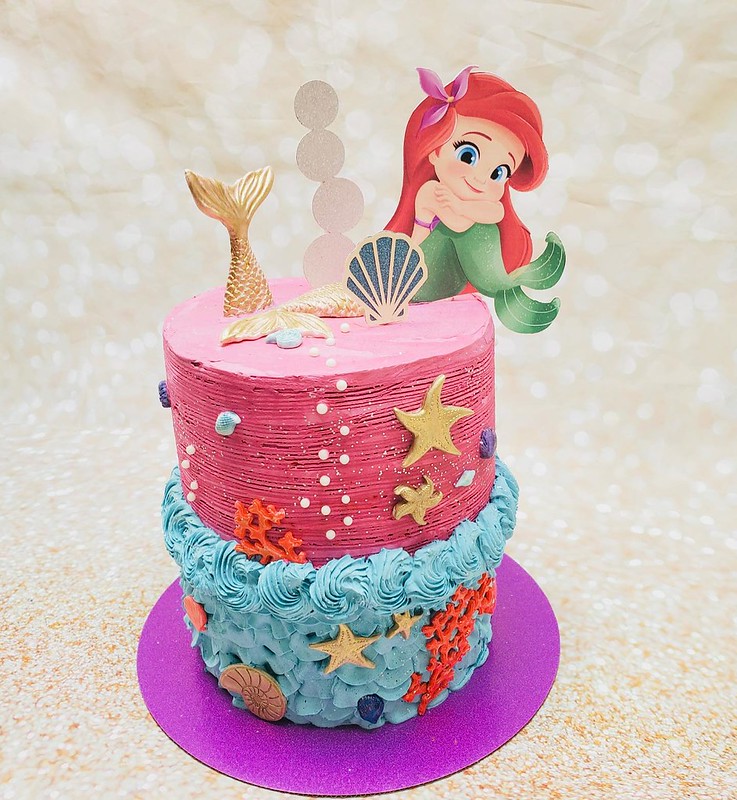 Little Mermaid Cake by Yums In A Box