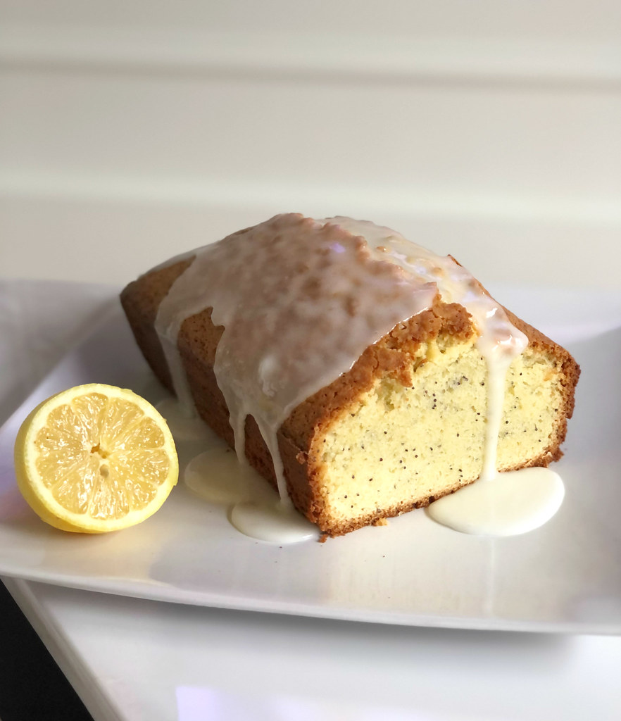 Lemon Poppyseed Cake with Lemon Glaze