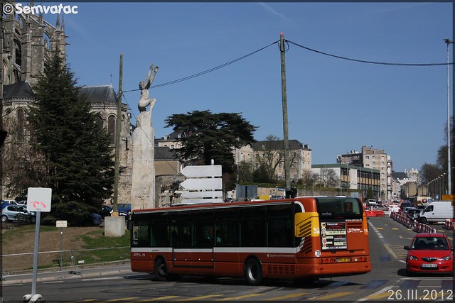 Irisbus Citélis 12 – Setram (Société d'Économie Mixte des TRansports en commun de l'Agglomération Mancelle) n°114