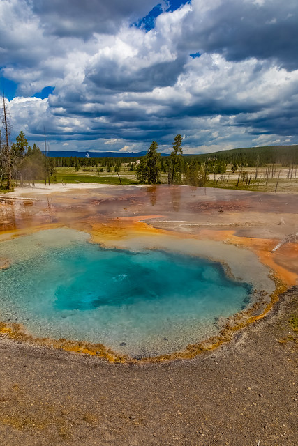 Firehole Spring in Yellowstone National Park