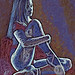 Blue Ballerina (digital painting)