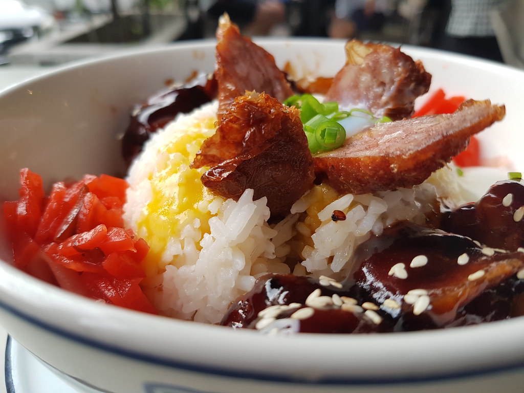 叉燒五香肉 Brew House Charsiew & Chinese Meat Rolls Rice bowl rm$21.80 @ Brew House SS15