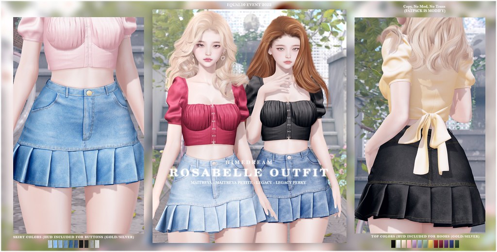{HIME*DREAM} Rosabelle Outfit @Equal10 (GIVEAWAY)