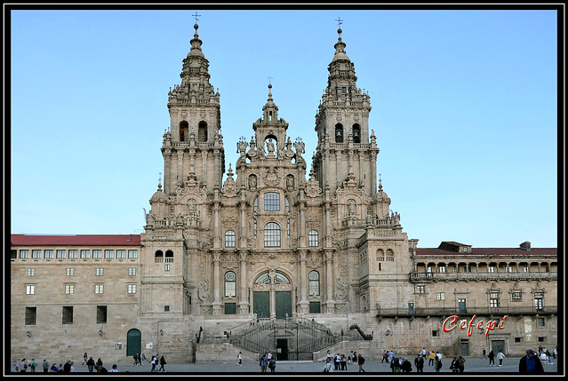 Camino de Santiago. Catedral. Compostela.
