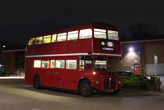 SWR Rail Replacement, Red Routemaster, RML2504, JJD504D
