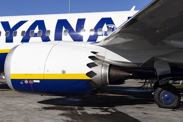 EI-HMV Ryanair B737 MAX 8200 Engine Dublin