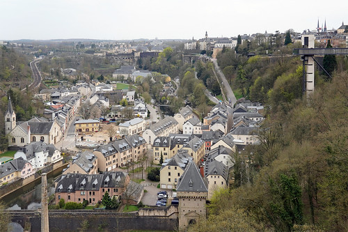 europe luxembourg city alzette valley