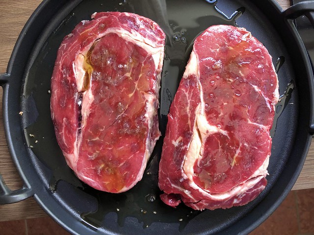 Steak s prepared for the Grill