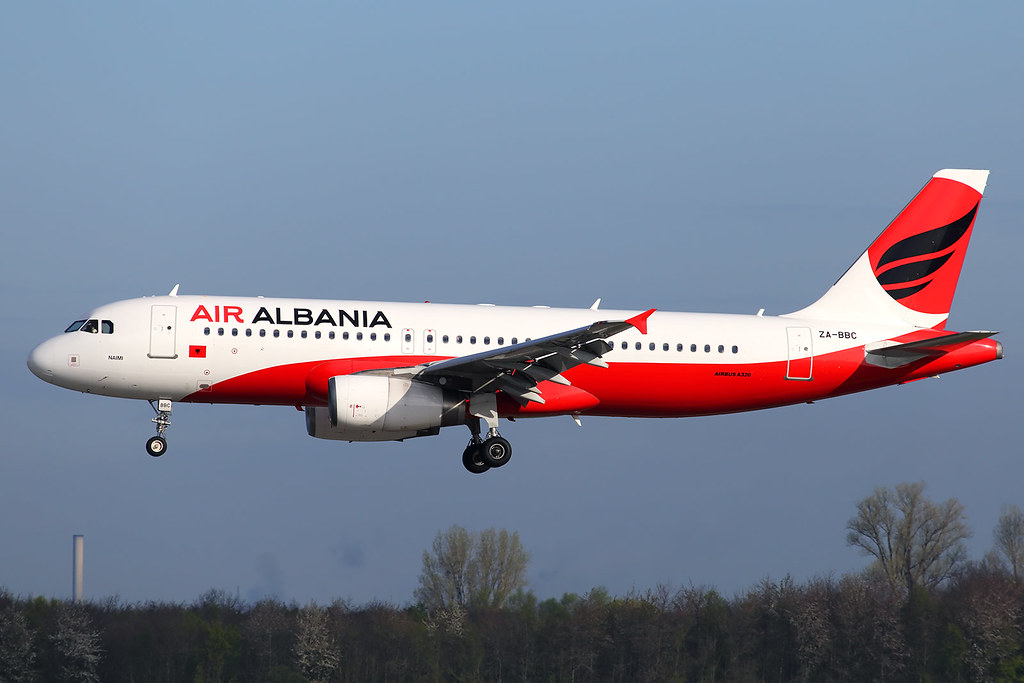 Air Albania  Airbus A320-232 ZA-BBC