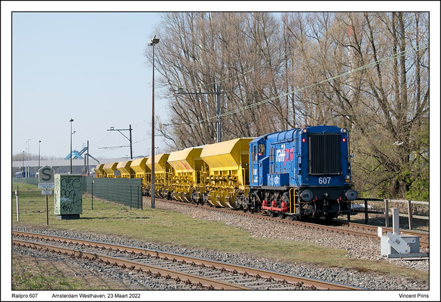 Railpro 607 - Amsterdam Westhaven (23-03-2022)