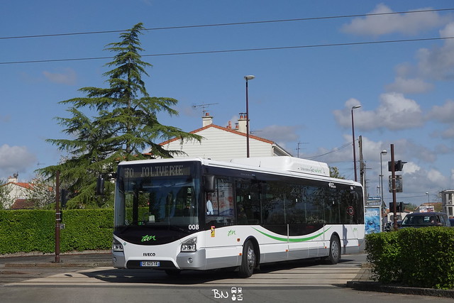 Iveco Urbanway 12 GNV N°008 - Réseau TAN - Nantes