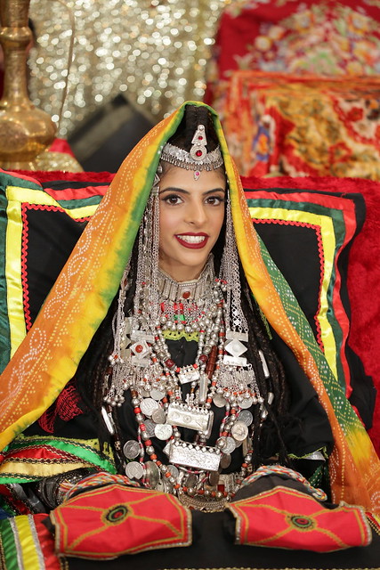Jewish Yemenite Bride at the Hinna Ceremony