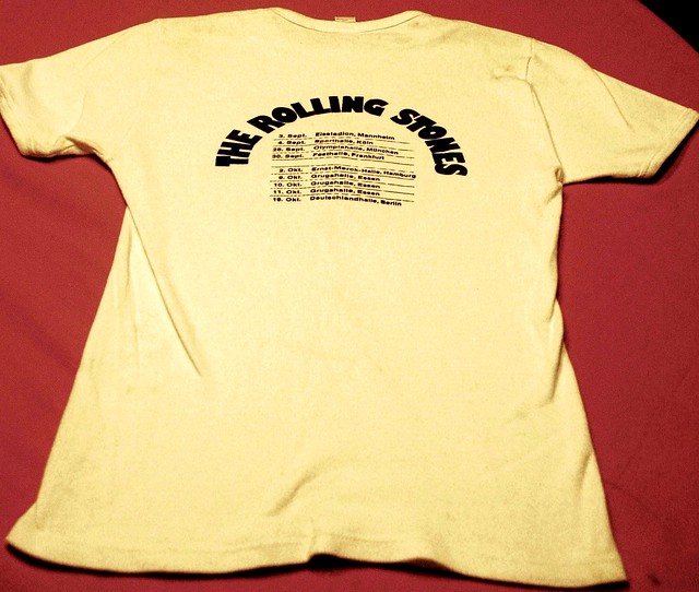 1973 - Rolling Stones - Tour T-Shirt- for the Goats Heads Soup Tour.