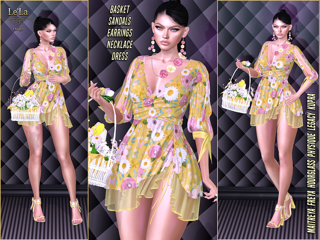 {Le'La} Ane Spring Outfit Yellow
