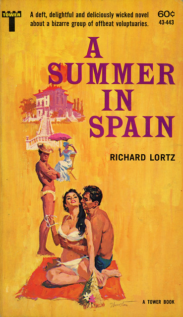 Midwood Tower Books 43-443 - Richard Lortz - A Summer in Spain