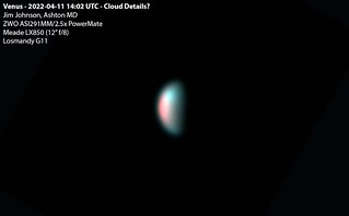 Venus - 2022-04-11 14:02 UTC - Cloud Details?