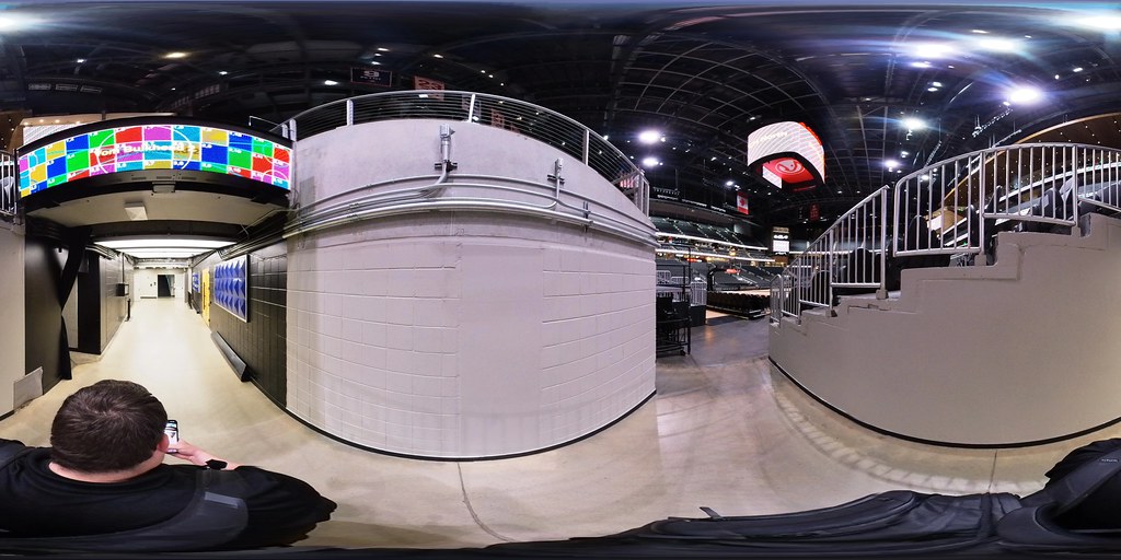 State Farm Arena | Backstage Hallway | Dave WEBB | Flickr