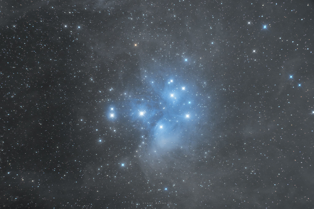 The Pleiades Open Star Cluster