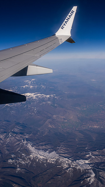 Flying Over The Pyrenees On Route To Valencia (OM Systems OM1 & Olympus 12-45mm f4 Pro Zoom Lens)