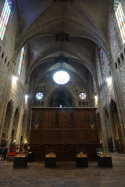 Cathédrale Sainte-Marie, Gérone : Vue intérieure