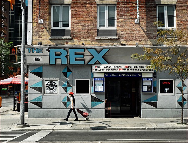 The Rex is far from Extinct.  Queen Street West, Toronto.