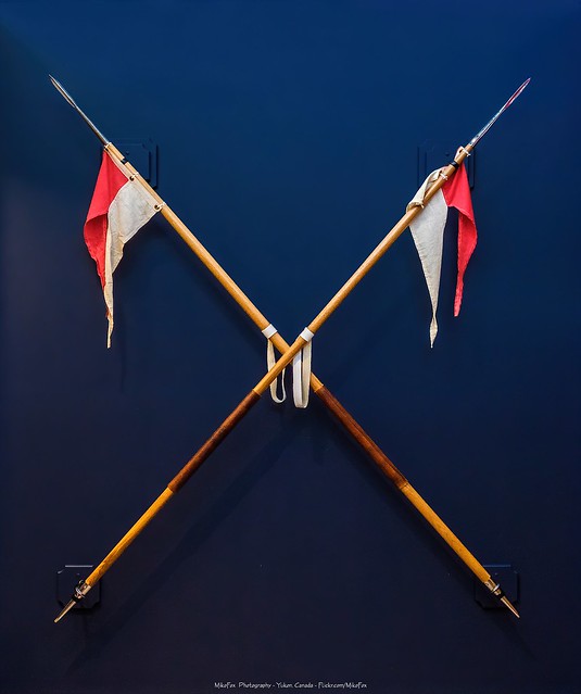 RCMP Museum - The Cavalry's Lances, Two crossed Lances with…