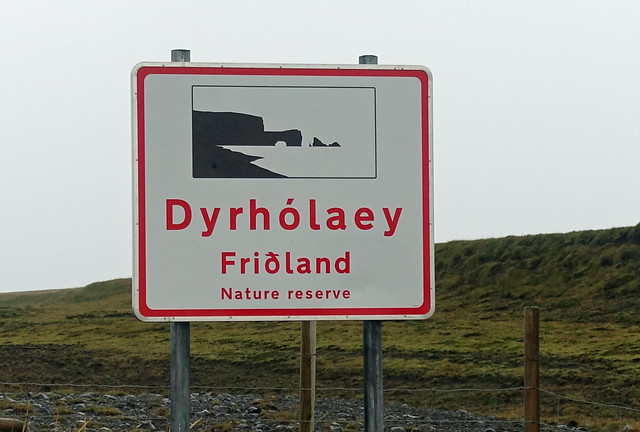 Cape Dyholaey near Vik I Myrdal in Southern Iceland