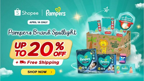 Pampers Brand Spotlight on Shopee