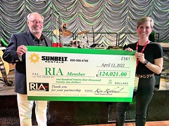 Sunbelt Presents RIA with Partnership Check