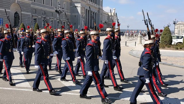 Solemn Changing of the Guard - Madrid, Spain