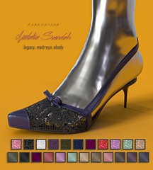 Pure Poison - Natalia Sandals - Fifty Linden Friday