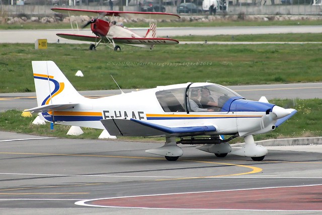 Aéroclub d'Antibes F-HAAE Robin DR400/120 Dauphin 2+2 cn/2578 built 2005 @ LFMD / CEQ 16-02-2014
