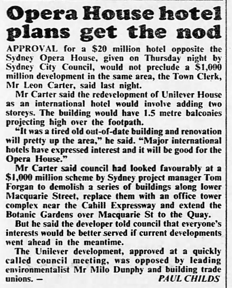 East Circular Quay April 6 1986 Sun Herald 23