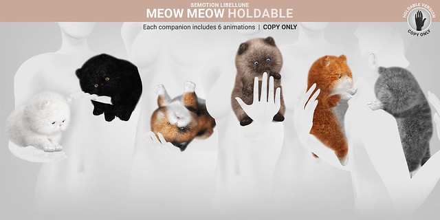 SEmotion Libellune Meow Meow Holdable