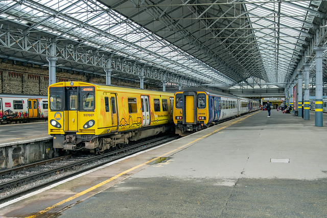 Merseyrail 507 027 + Northern 156 459 Southport