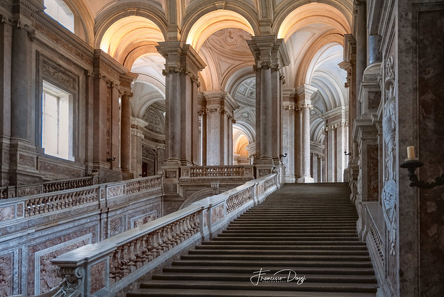 The Grand Staircase of Honour of the Palace of Caserta