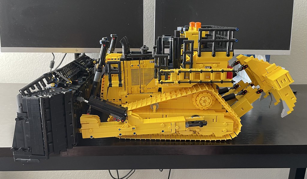 Finished LEGO D11T bulldozer build