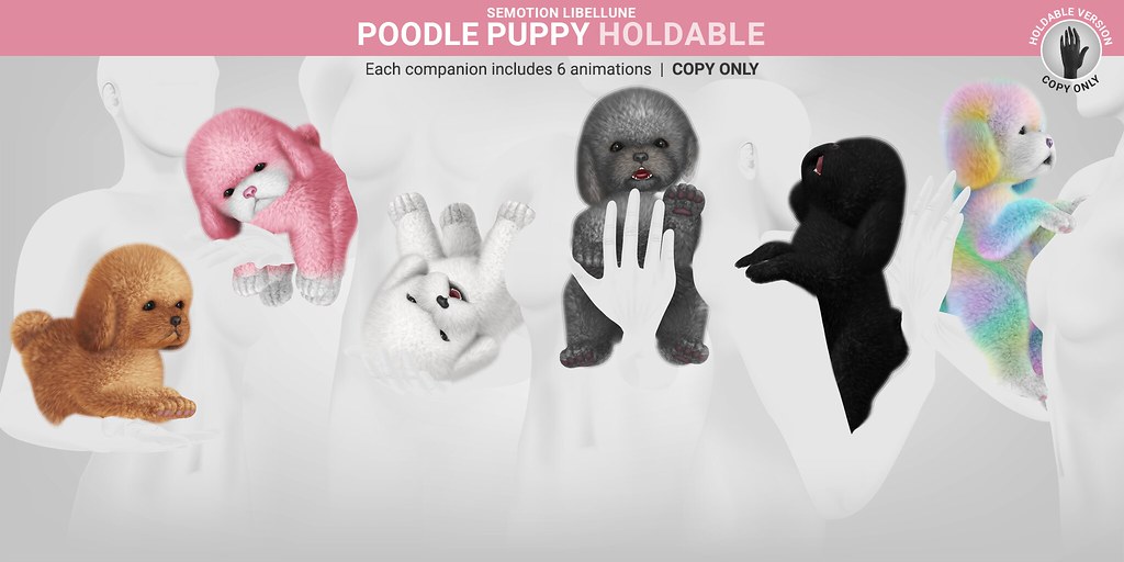 SEmotion Libellune Poodle Puppy Holdable
