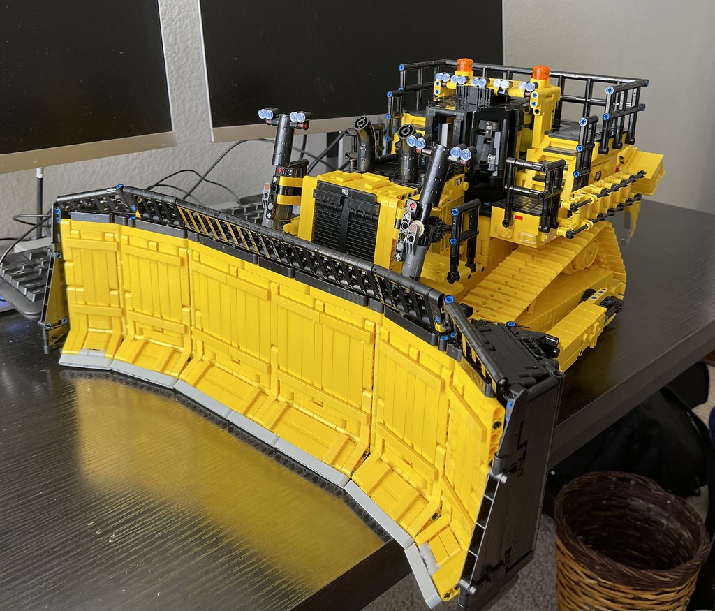 Finished LEGO D11T bulldozer build