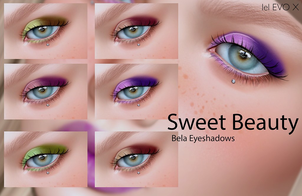 Sweet Beauty – Bela Eyeshadows for Lelutka EVOX