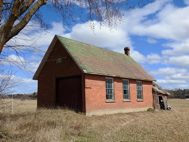 The former No. 1 School (1929) one-room schoolhouse in Shawville, Quebec
